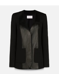 Giacca in pelle nera di Christopher Kane