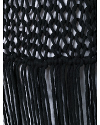 Gilet di lana nero di Isabel Benenato