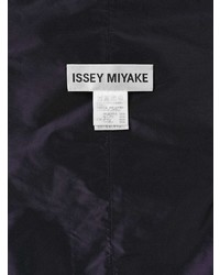 Gilet trapuntato grigio scuro di Issey Miyake Vintage