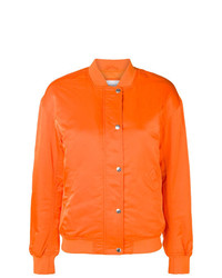 Giubbotto bomber arancione di Calvin Klein Jeans