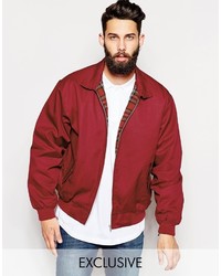 Giubbotto bomber rosso di Reclaimed Vintage