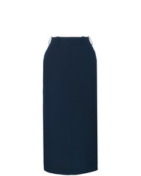 Gonna longuette blu scuro di Calvin Klein 205W39nyc