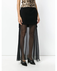 Gonna lunga in tulle nera di Givenchy