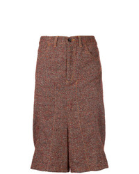 Gonna pantalone di lana marrone di Junya Watanabe Comme Des Garçons Vintage