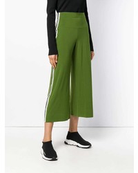 Gonna pantalone verde oliva di Norma Kamali