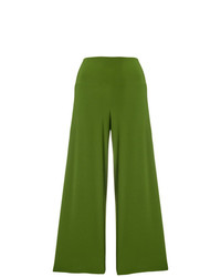 Gonna pantalone verde oliva di Norma Kamali