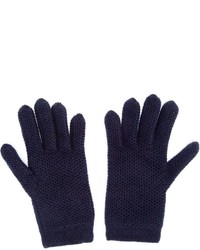 Guanti di lana blu scuro di Inverni