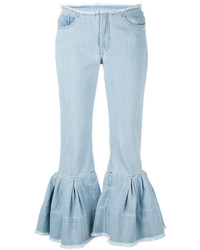 Jeans a campana azzurri di MARQUES ALMEIDA