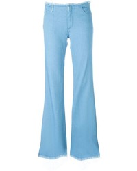 Jeans a campana azzurri di MARQUES ALMEIDA