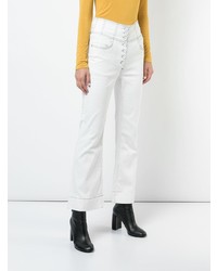 Jeans a campana bianchi di Ulla Johnson