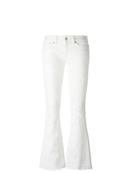 Jeans a campana bianchi di Dondup