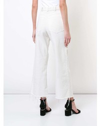 Jeans a campana bianchi di Rachel Comey