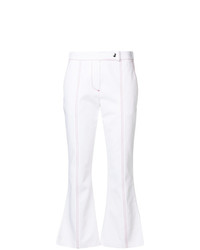 Jeans a campana bianchi di MSGM
