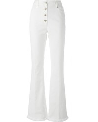 Jeans a campana bianchi di Sonia Rykiel