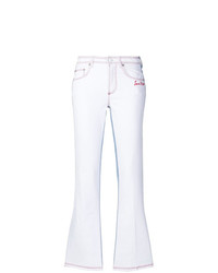 Jeans a campana bianchi di Sonia Rykiel