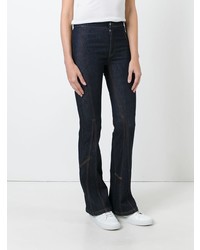 Jeans a campana blu scuro di Givenchy