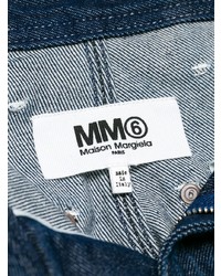 Jeans a campana blu scuro di MM6 MAISON MARGIELA