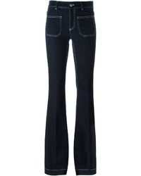 Jeans a campana blu scuro di Stella McCartney