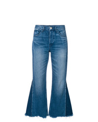 Jeans a campana blu di 3x1