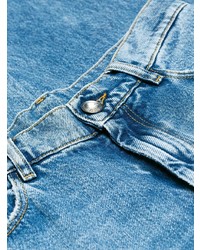 Jeans a campana blu di Maison Margiela
