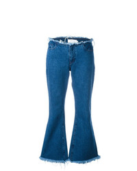 Jeans a campana blu di MARQUES ALMEIDA