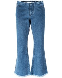Jeans a campana blu di MARQUES ALMEIDA