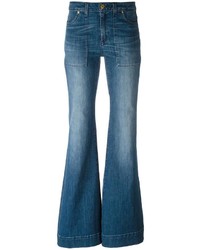 Jeans a campana blu di MICHAEL Michael Kors