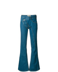 Jeans a campana blu di Ottolinger