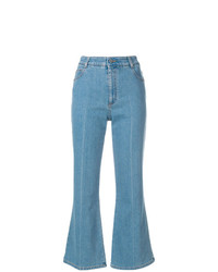 Jeans a campana blu di Stella McCartney