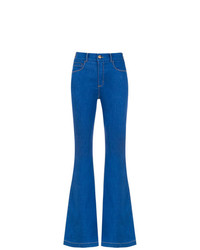 Jeans a campana blu di Tufi Duek