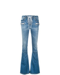 Jeans a campana blu di Unravel Project
