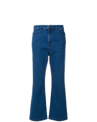Jeans a campana blu di Vivetta