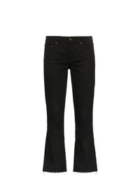 Jeans a campana neri di Saint Laurent
