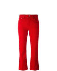 Jeans a campana rossi di Golden Goose Deluxe Brand