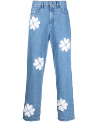 Jeans a fiori azzurri di ARTE