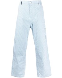 Jeans a righe verticali azzurri di Carhartt WIP