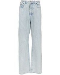 Jeans a righe verticali azzurri di Y/Project