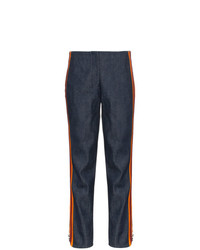Jeans a righe verticali blu scuro di Calvin Klein 205W39nyc