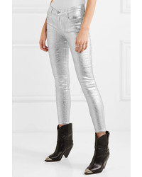 Jeans aderenti argento di J Brand