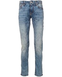 Jeans aderenti azzurri di Armani Exchange