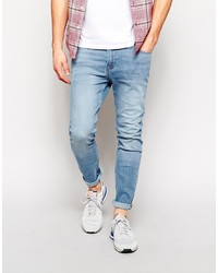 Jeans aderenti azzurri