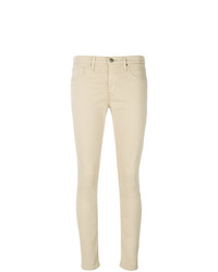 Jeans aderenti beige di AG Jeans
