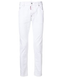 Jeans aderenti bianchi di DSQUARED2