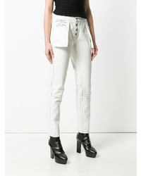 Jeans aderenti bianchi di Unravel Project
