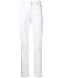 Jeans aderenti bianchi di Kiton