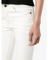 Jeans aderenti bianchi di Saint Laurent