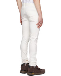 Jeans aderenti bianchi di John Elliott