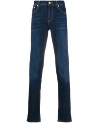 Jeans aderenti blu scuro di Alexander McQueen