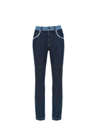 Jeans aderenti blu scuro di Andrea Bogosian