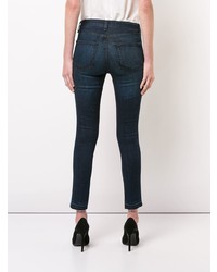 Jeans aderenti blu scuro di Veronica Beard